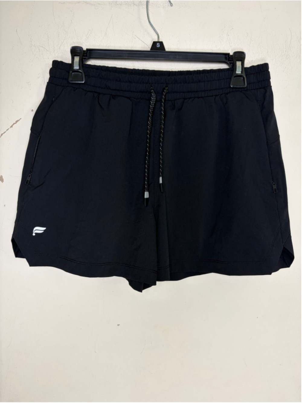 Fabletics The One Short Black Athletic Gym Running Workout Shorts Size M